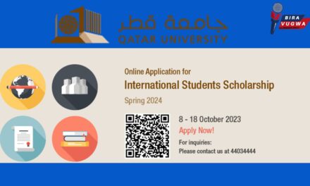 International students are eligible for a scholarship opportunity at Qatar University